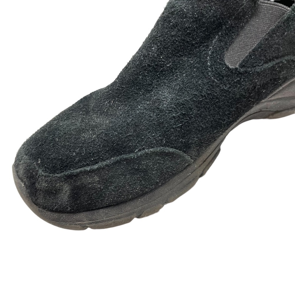 LAND'S END Genuine Leather Black Suede Loafers Casual Flats Low Top Shoes 9.5 D - Picture 11 of 16